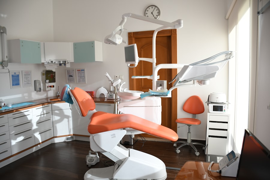 Bright, clean reception and waiting area of the clinic